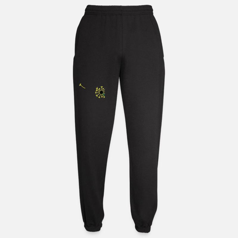 Pusteblume,Löwenzahn,Butterblume, ✔ - Unisex Jogginghose - Schwarz