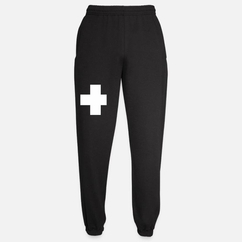 Schweizerkreuz - Unisex Jogginghose - Schwarz