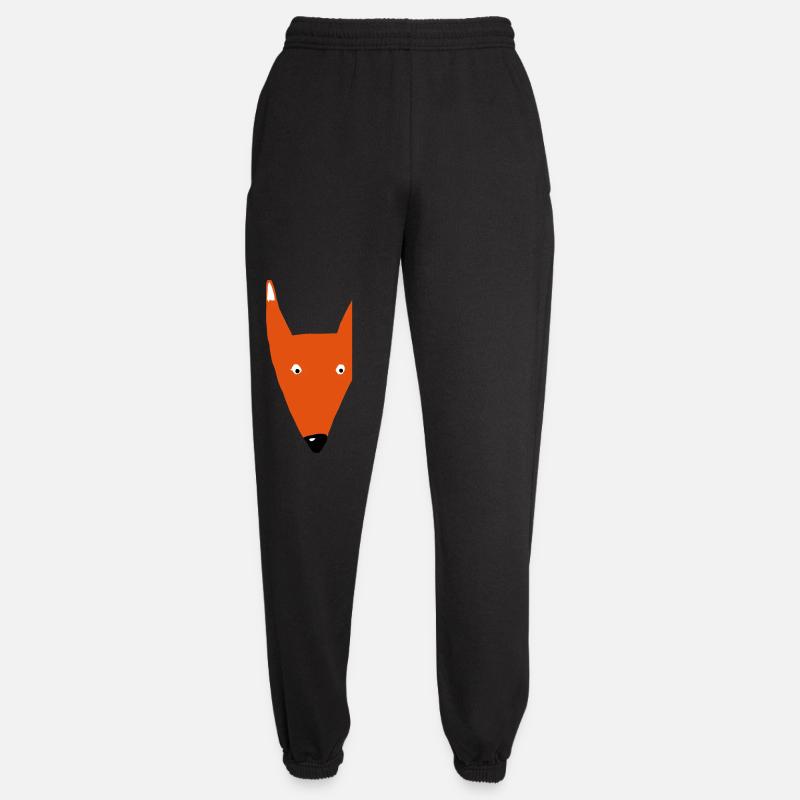 Fox head mam - Unisex Joggers - black