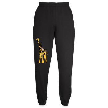 giraffe - Unisex Joggers - black - Front - AI Model Female 172 light (172cm)