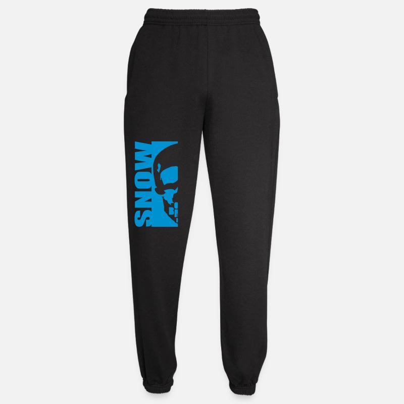 snowboarder skull - Unisex Jogginghose - Schwarz