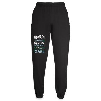 I can not describe how little this fascinates me - Unisex Joggers - black - Front - AI Model Female 172 light (172cm)