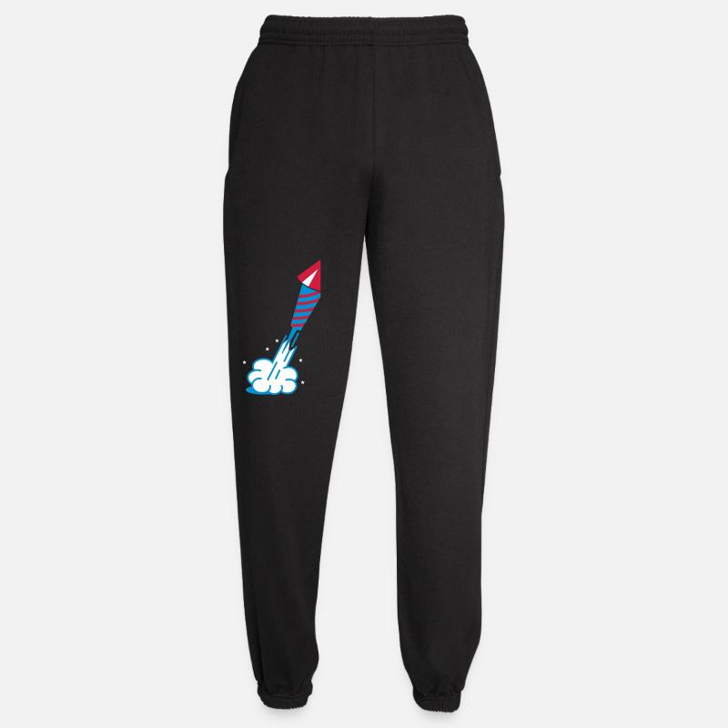 Fireworks rocket launch - Unisex Joggers - black