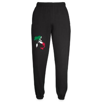 Map of Italy Design - Unisex Joggers - black - Front - AI Model Female 172 light (172cm)