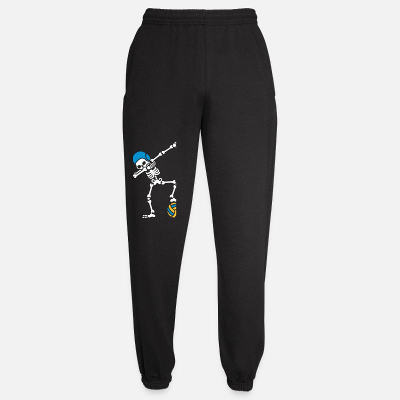 DAB DABBING Skelett Wasserball Halloween - Unisex Jogginghose - Schwarz