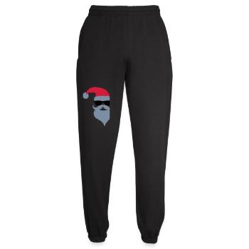 secret_santa2 - Pantalon de jogging unisexe - noir - Devant - AI Model Female 172 light (172cm)