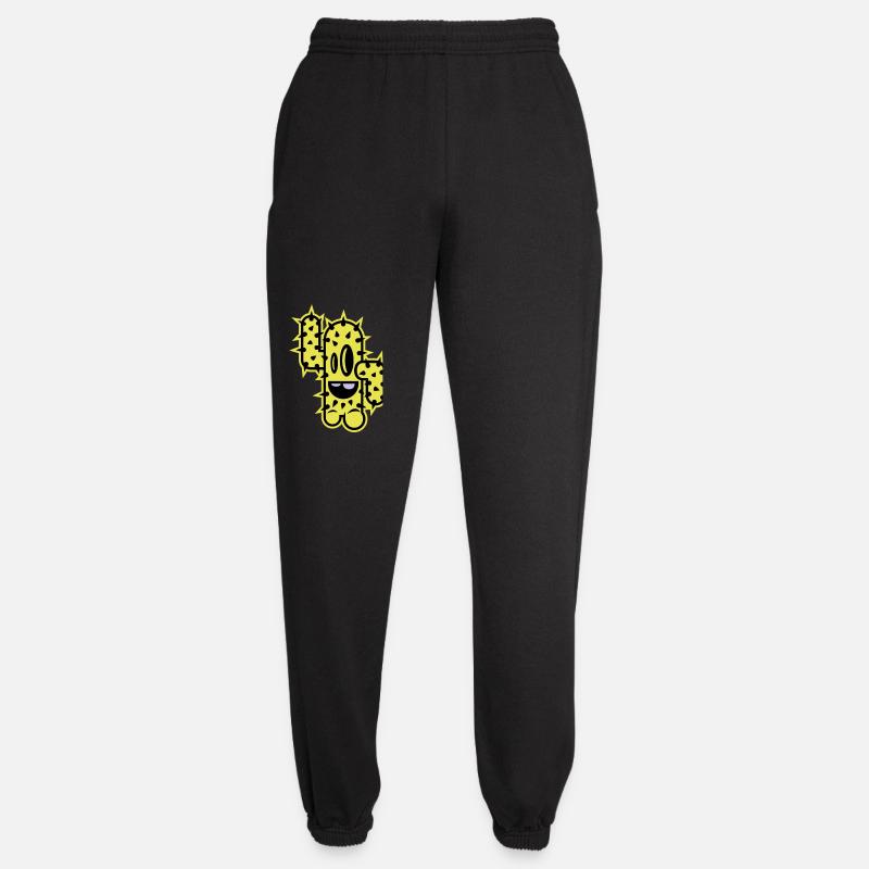 kaktus high five comic - Unisex Jogginghose - Schwarz