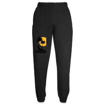 summer Sommer - Unisex Jogginghose - Schwarz - Vorne - AI Model Female 172 light (172cm)