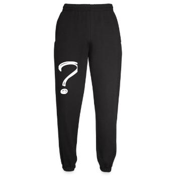 Un point d'interrogation - Pantalon de jogging unisexe - noir - Devant - AI Model Female 172 light (172cm)