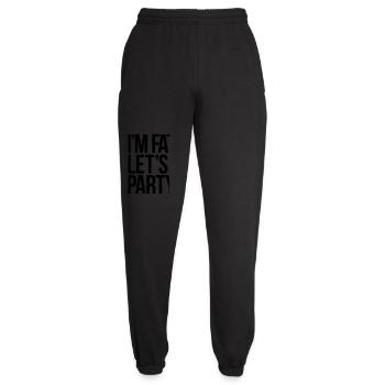 party - Unisex Joggers - black - Front - AI Model Female 172 light (172cm)
