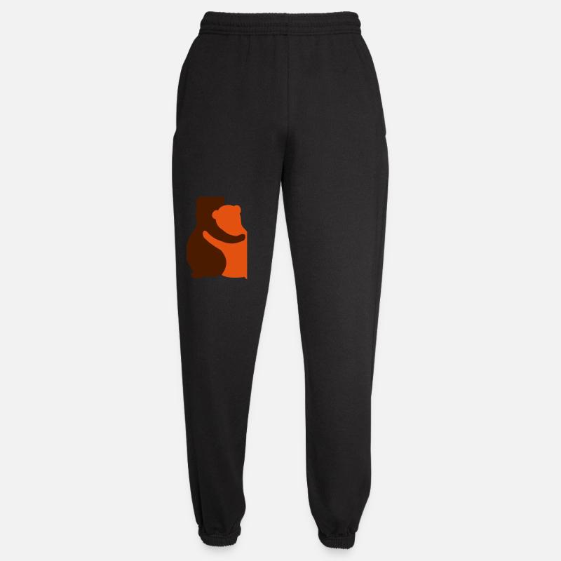 bear - Unisex Joggers - black