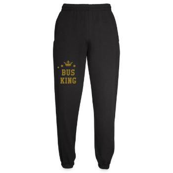 Bus Driver / Busfahrer / Autocar / Autobus / Job - Unisex Joggers - black - Front - AI Model Female 172 light (172cm)