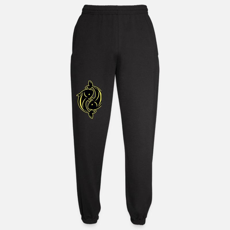 fische angler sternzeichen - Unisex Jogginghose - Schwarz