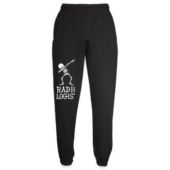 Dab dabbing skeleton radiologist - Unisex Jogginghose - Schwarz - Vorne - AI Model Female 172 light (172cm)