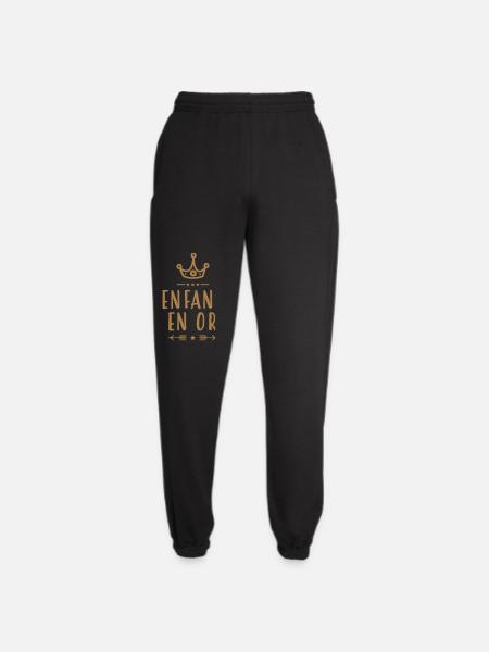 adolescent / enfant / ado / adolescente - Pantalon de jogging unisexe - noir