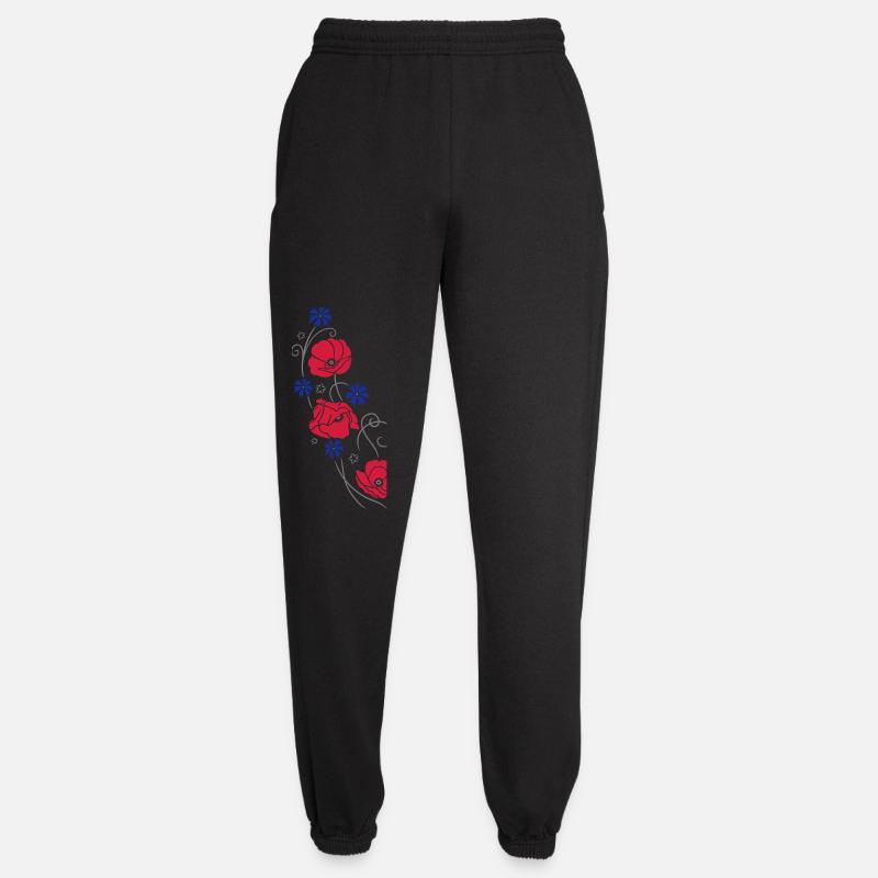 Coquelicots. Design d'été. - Pantalon de jogging unisexe - noir