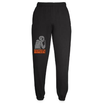 Respekt Biker - Unisex Jogginghose - Schwarz - Vorne - AI Model Female 172 light (172cm)