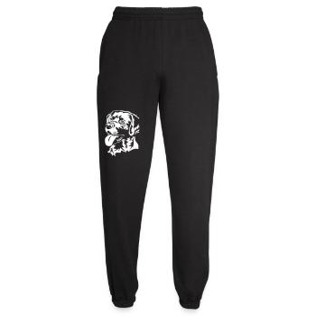 Labrador Kopf "Black Edition" - Unisex Jogginghose - Schwarz - Vorne - AI Model Female 172 light (172cm)