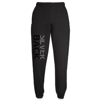 SILVERBACK (Two-line) - Unisex Joggers - black - Front - AI Model Female 172 light (172cm)