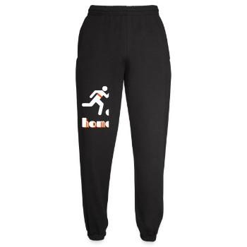 Stuttgart home mit roten Brustring - Unisex Jogginghose - Schwarz - Vorne - AI Model Female 172 light (172cm)