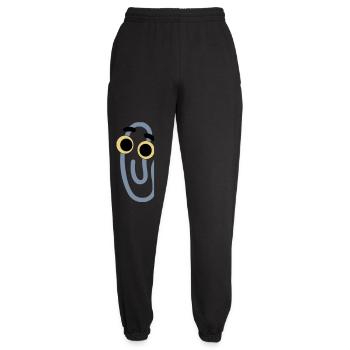 paper clip - Unisex Joggers - black - Front - AI Model Female 172 light (172cm)