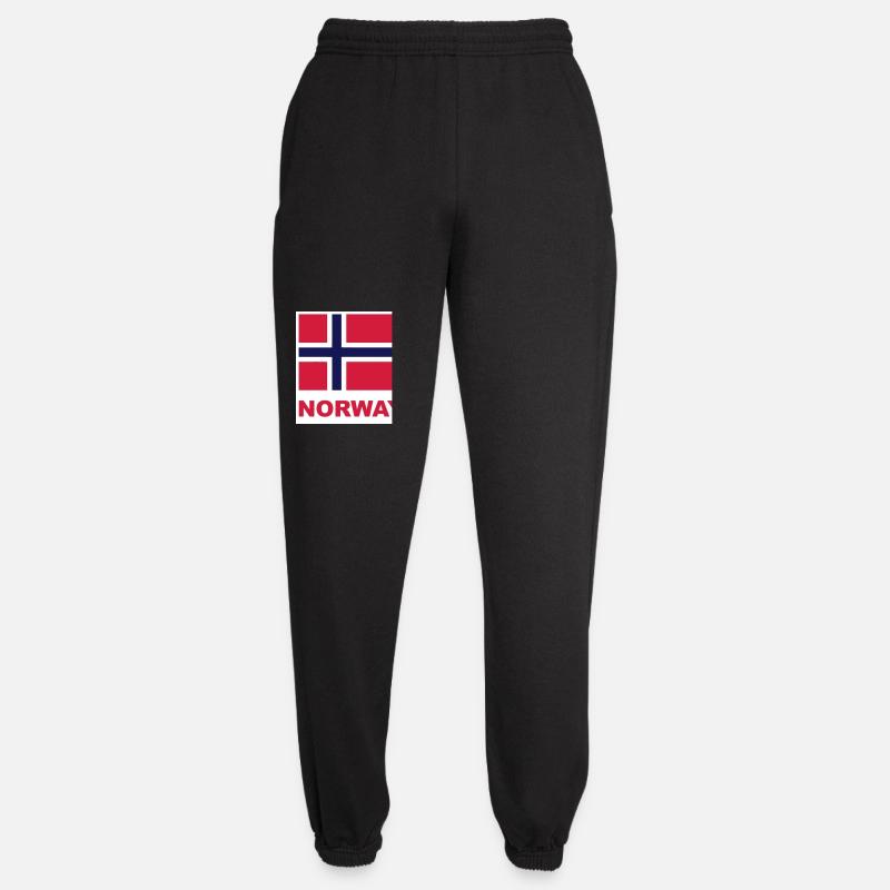 Norway Norway Flag - Unisex Joggers - black