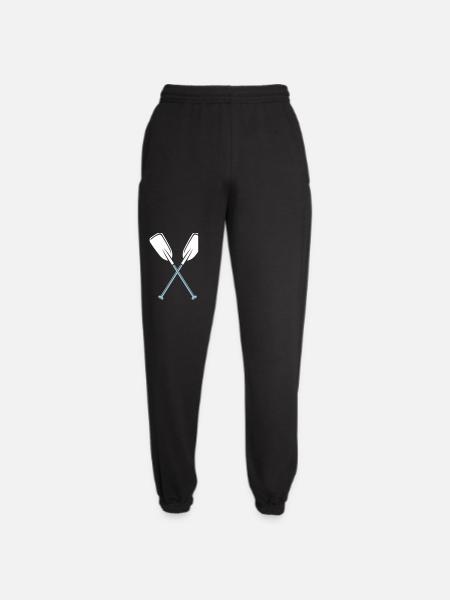 Gekreuzte Paddel - Farben editierbar - Unisex Jogginghose - Schwarz