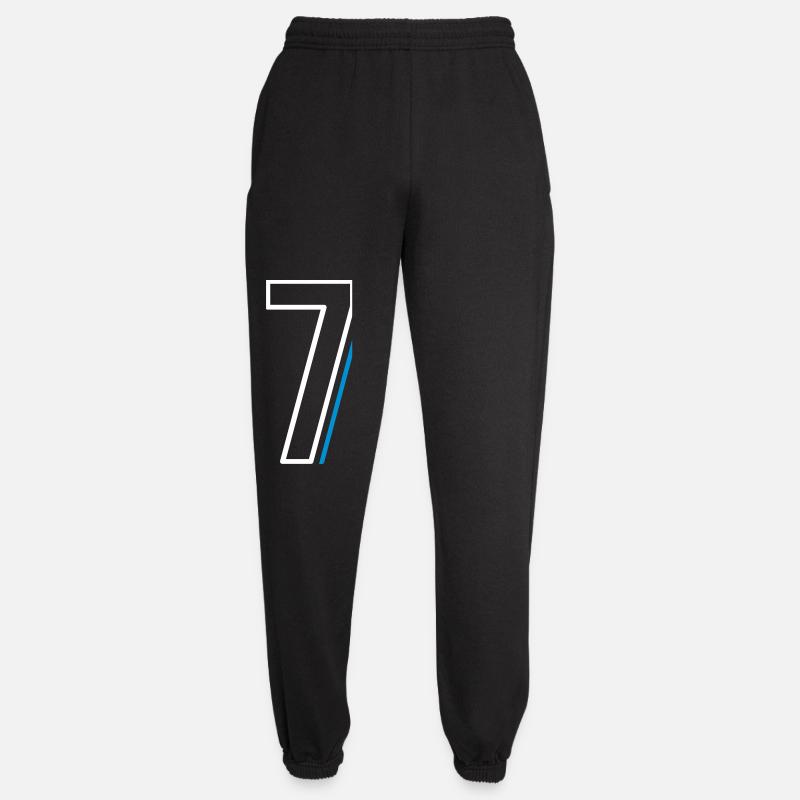 Numéro 7 - Sept - Pantalon de jogging unisexe - noir