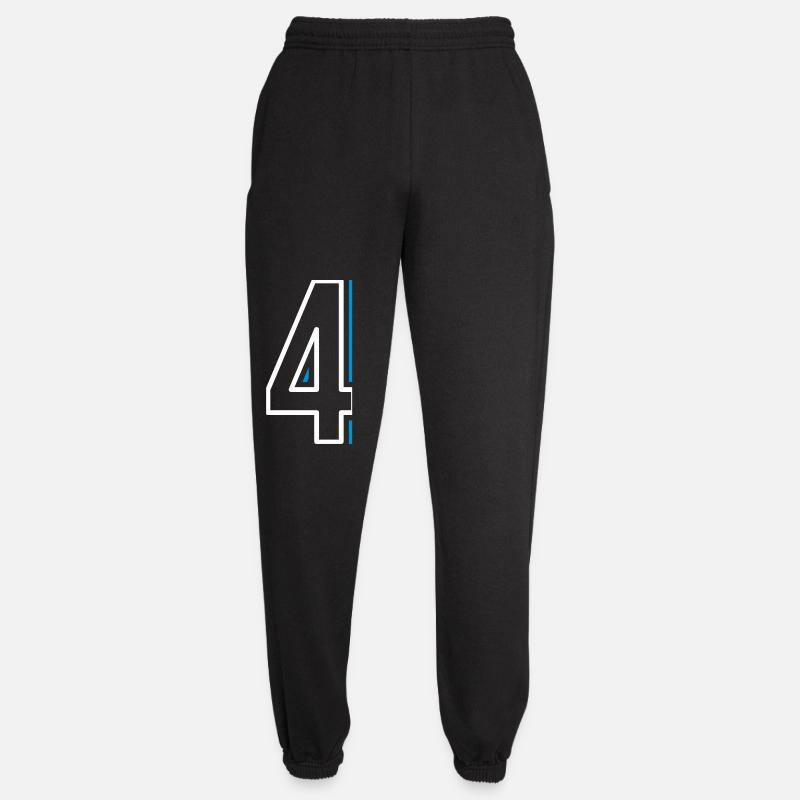 Nummer 4 - Vier - Unisex Jogginghose - Schwarz
