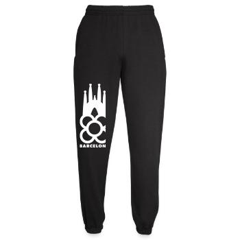 Barcelone, Sagrada Familia et Fleur de la ville - Pantalon de jogging unisexe - noir - Devant - AI Model Female 172 light (172cm)