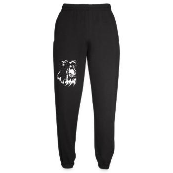 Collie Head "Black Edition" - Unisex Joggers - black - Front - AI Model Female 172 light (172cm)