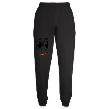 Face up - Unisex Joggers - black - Front - AI Model Female 172 light (172cm)