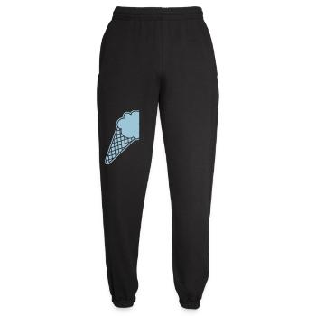 Eis cool Eiscreme Waffel Sommer stylish Sweets Fan - Unisex Jogginghose - Schwarz - Vorne - AI Model Female 172 light (172cm)