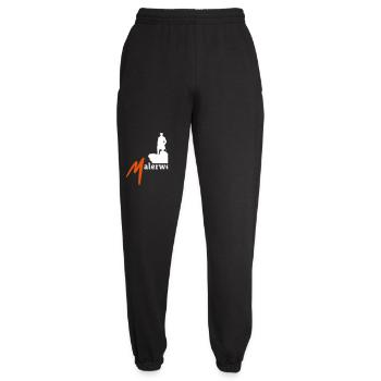 Sächsische Schweiz Malerweg Elbsandsteingebirge - Unisex Jogginghose - Schwarz - Vorne - AI Model Female 172 light (172cm)