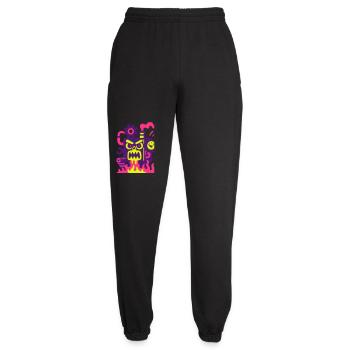 Monster Machine en feu - Pantalon de jogging unisexe - noir - Devant - AI Model Female 172 light (172cm)