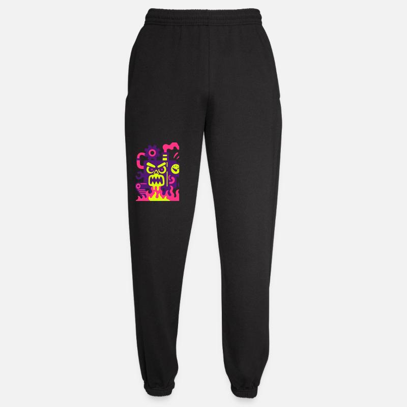 Monster Machine en feu - Pantalon de jogging unisexe - noir