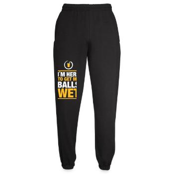 Bier Pong Bälle - Unisex Jogginghose - Schwarz - Vorne - AI Model Female 172 light (172cm)