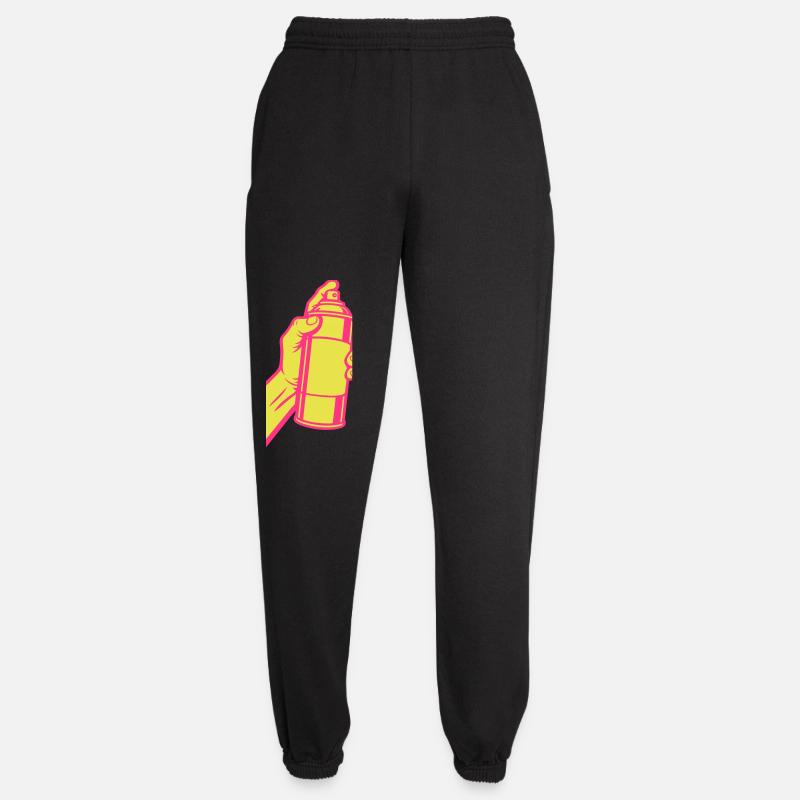 Graffiti Spray Can Pop Art - Unisex Joggers - black