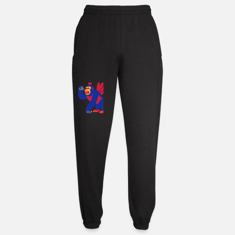 Popart Fantasy Gorilla - Unisex Jogginghose - Schwarz