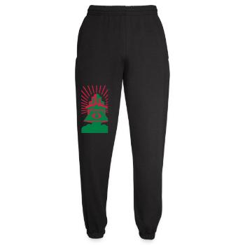 Architecture de l’œil de la pyramide - Pantalon de jogging unisexe - noir - Devant - AI Model Female 172 light (172cm)