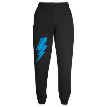 Éclair en bleu moderne - Pantalon de jogging unisexe - noir - Devant - AI Model Female 172 light (172cm)