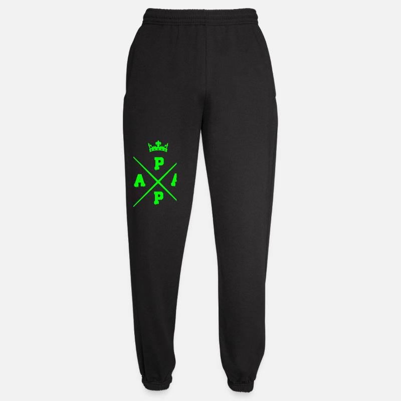 papa_krone - Unisex Jogginghose - Schwarz