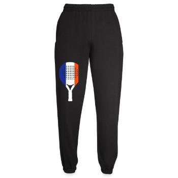 padel-france - Unisex Joggers - black - Front - AI Model Female 172 light (172cm)