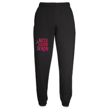Best Sister - Unisex Joggers - black - Front - AI Model Female 172 light (172cm)