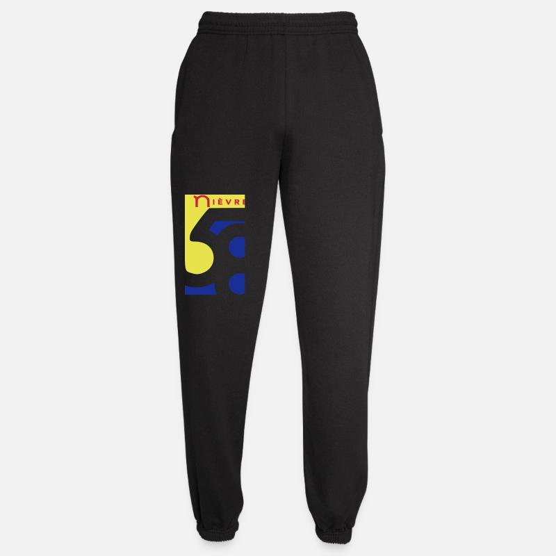 Logo der Nièvre 58 - Unisex Jogginghose - Schwarz
