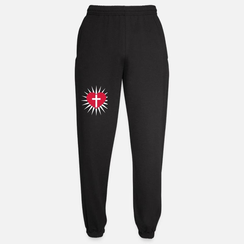 Kreuz - Unisex Jogginghose - Schwarz