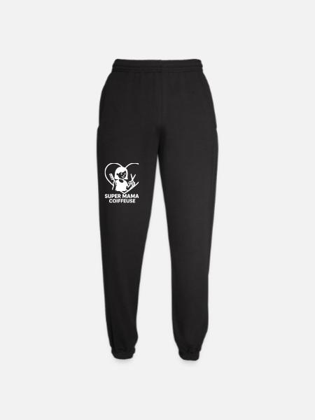 Super maman coiffeuse – Cœur coiffure - Pantalon de jogging unisexe - noir