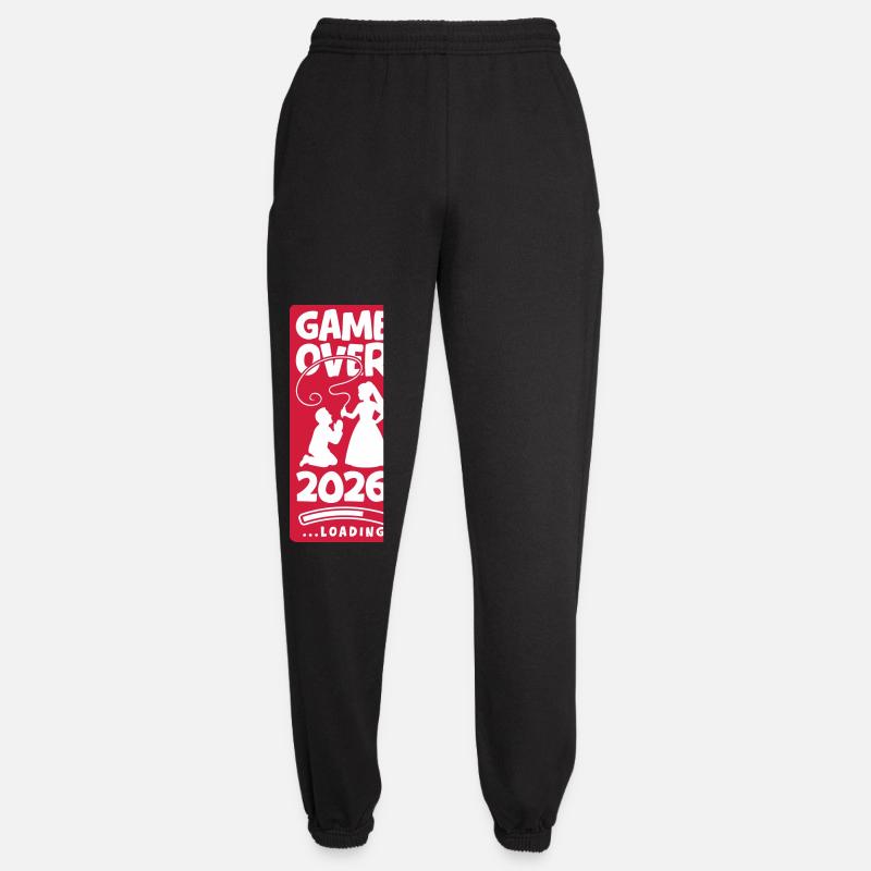 Wedding Game Over 2026 - Unisex Joggers - black