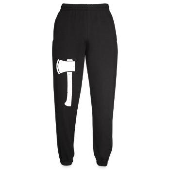 Vecteur d’outil hache - Pantalon de jogging unisexe - noir - Devant - AI Model Female 172 light (172cm)