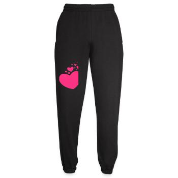 Petits et grands cœurs - Pantalon de jogging unisexe - noir - Devant - AI Model Female 172 light (172cm)